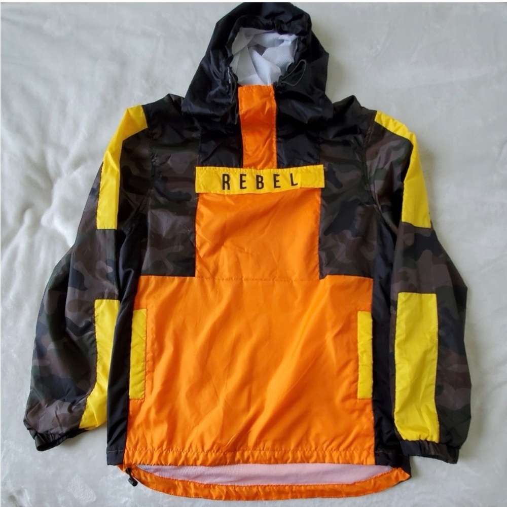 rebel minds Camo Jacket - Orange and Yellow